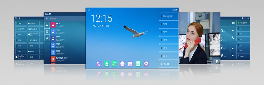 BFX7A 安卓视频话机操作界面