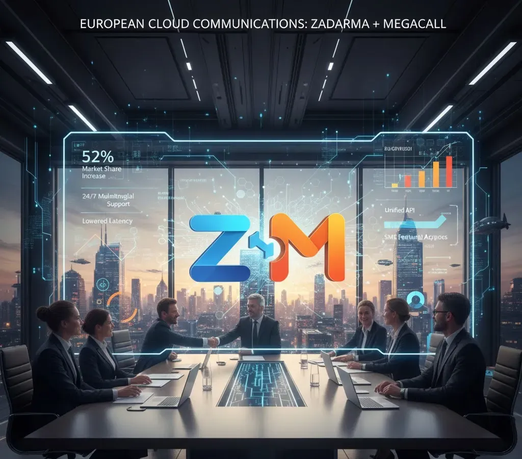 欧洲云通信领域的战略整合：Zadarma 对 Megacall 的收购
