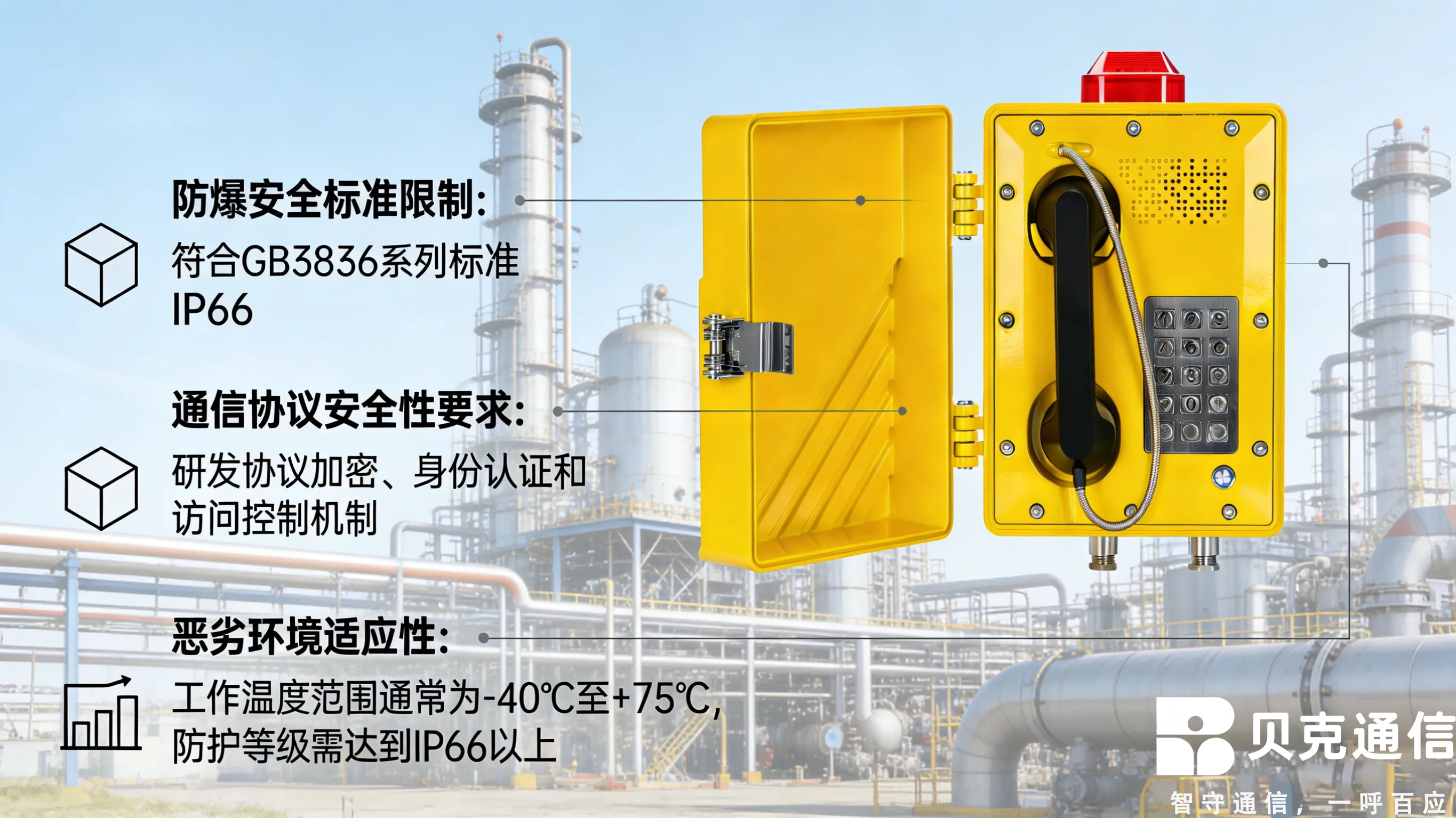 贝克通信防爆公共广播对讲站的网络安全与数据保护措施