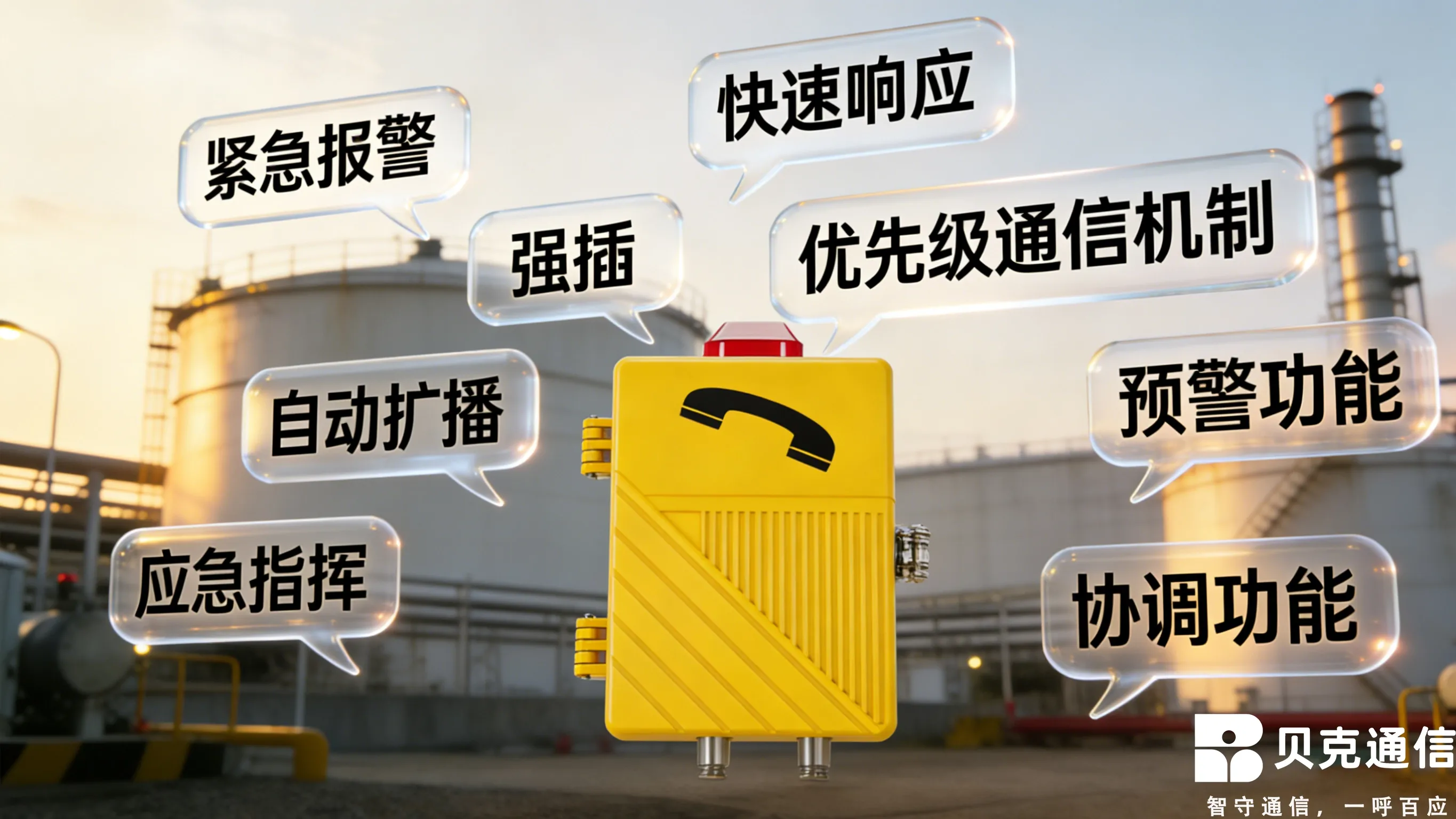 防爆电话机的应急指挥与协调功能