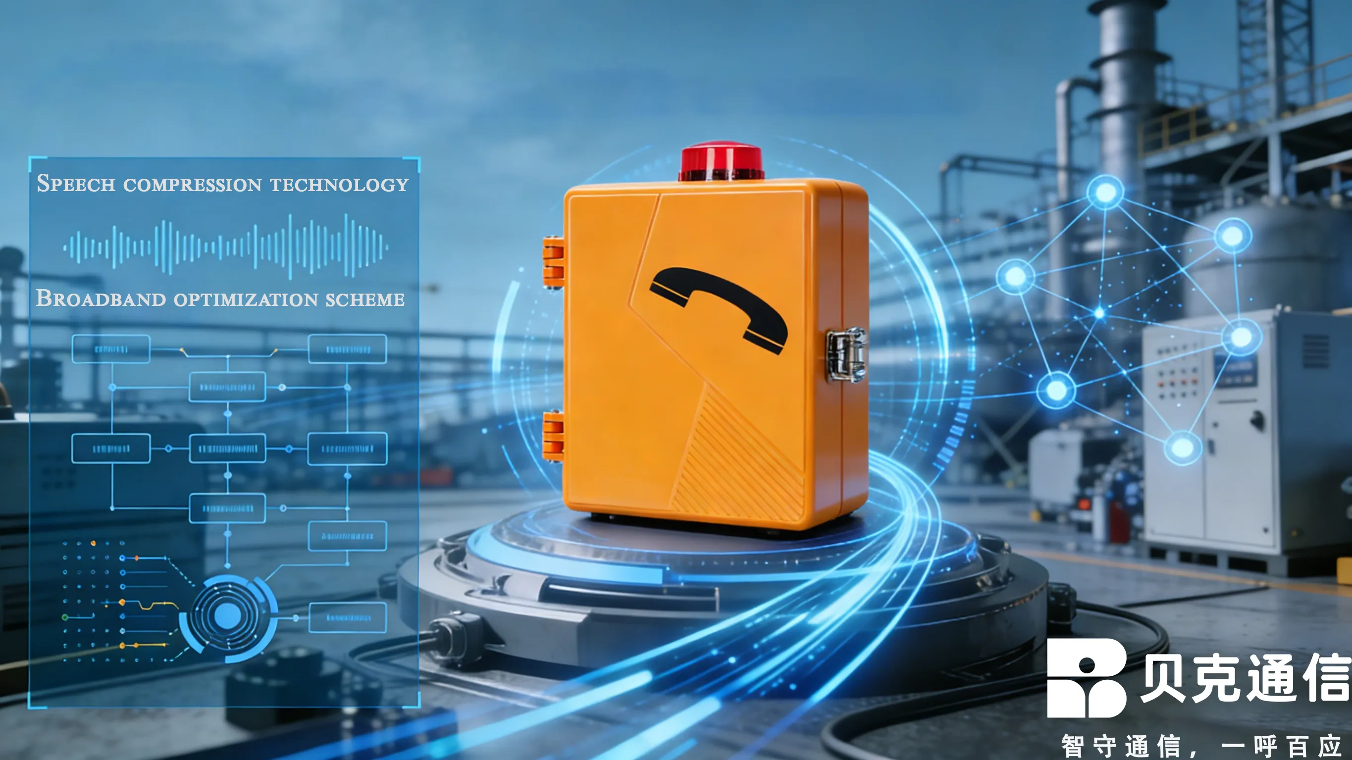 工业电话中的语音压缩算法和带宽优化