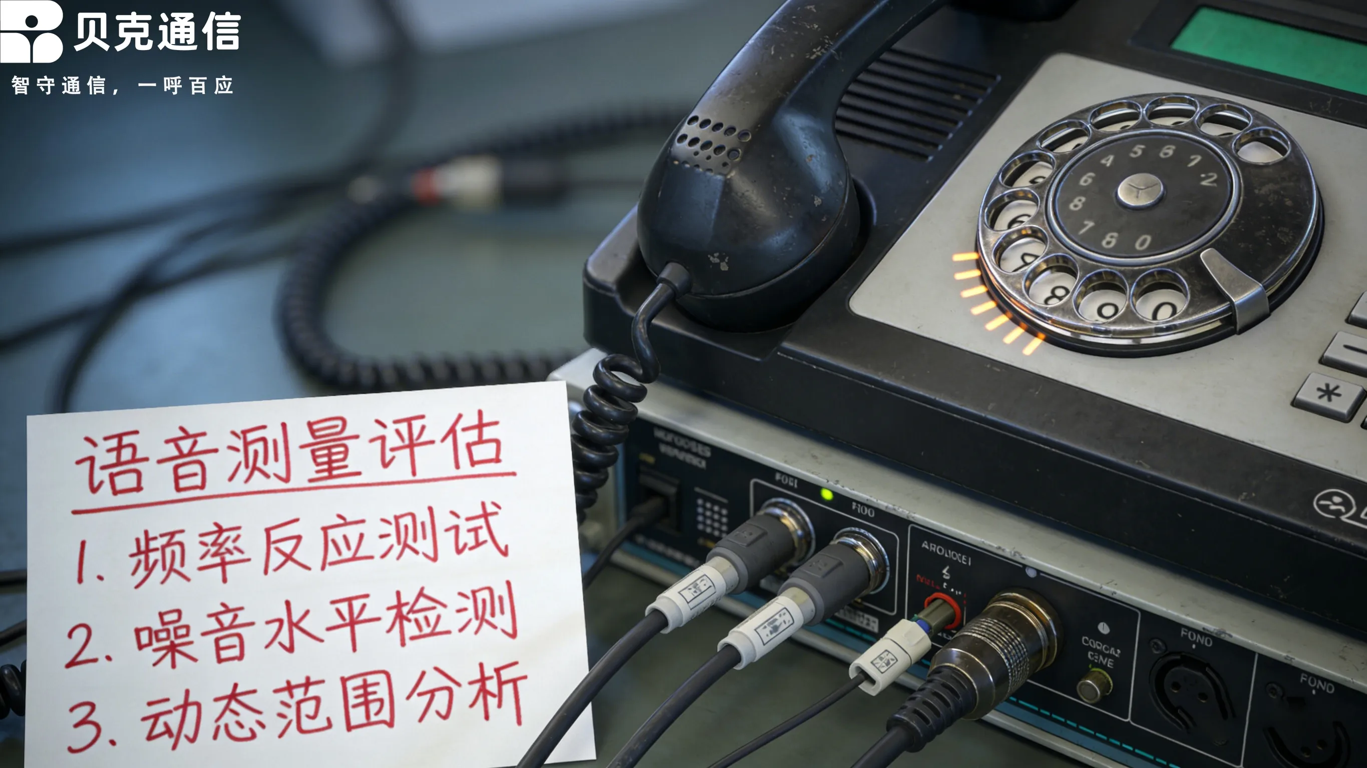 工業電話機的語音品質測試標準與評估方法