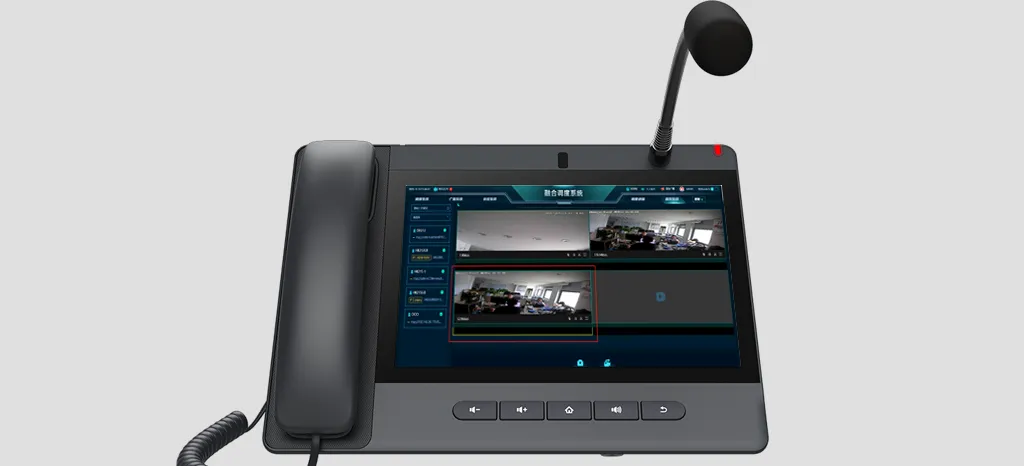 视频话机视频接入示意图