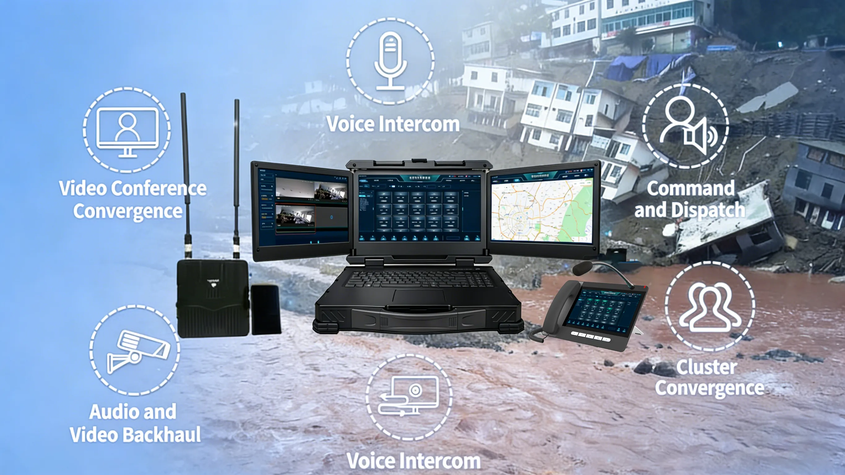 应急现场指挥箱：应对三断场景的可靠通信与指挥解决方案