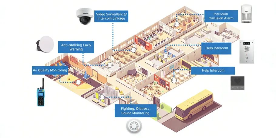 智慧校园融合感知联动解决方案｜Becke Telcom 校园安防