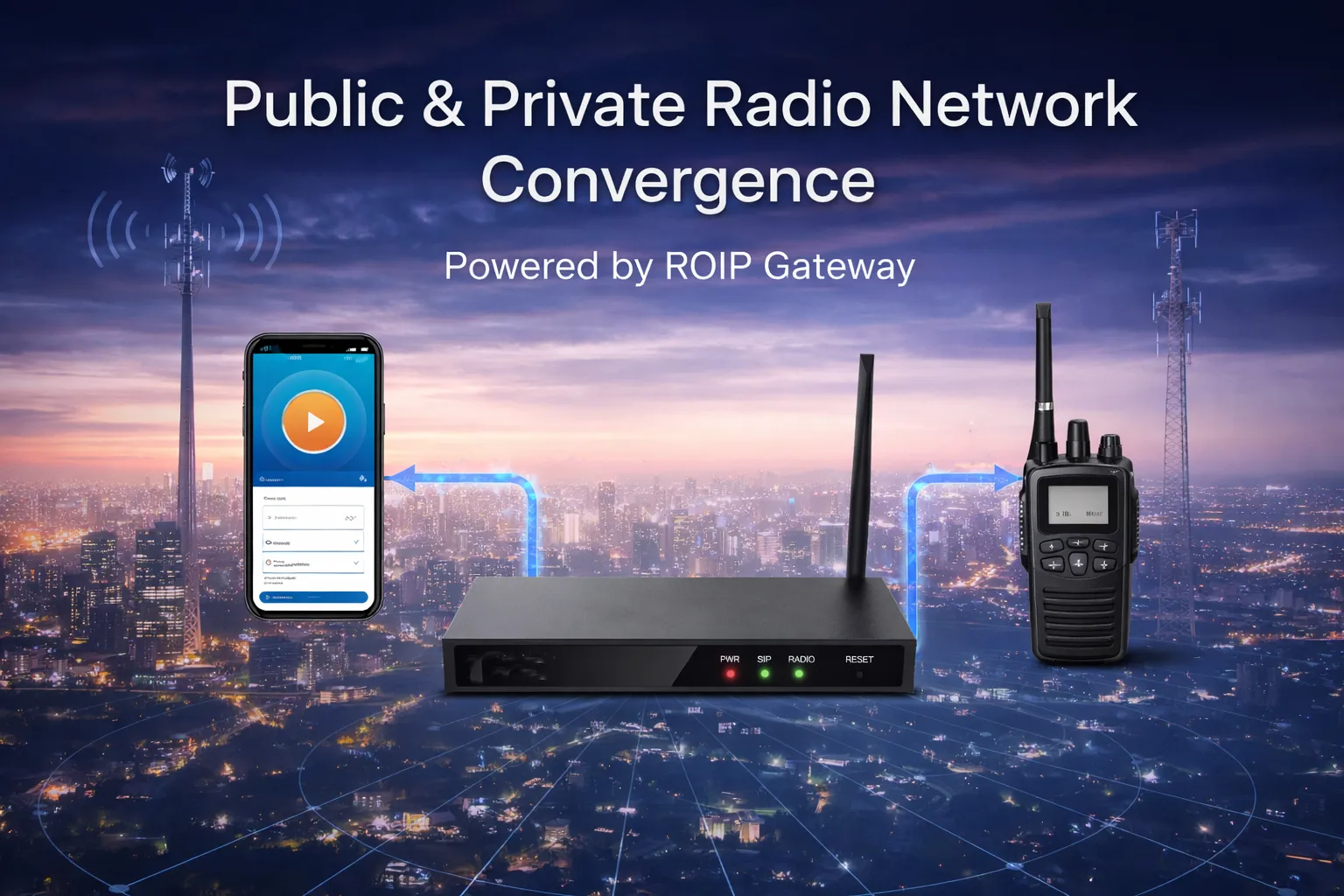 公网与专网无线通信如何通过 ROIP Gateway 实现融合