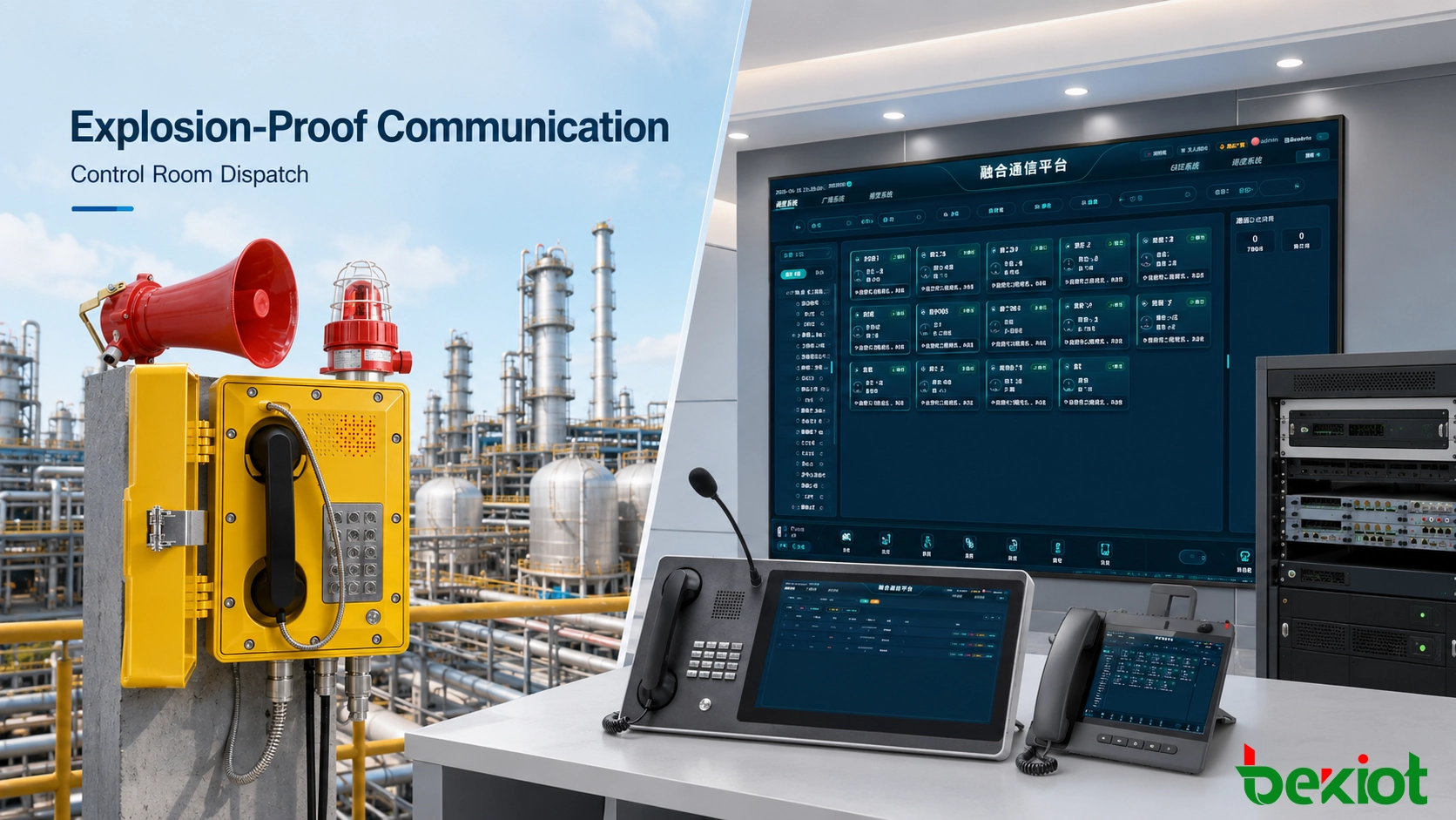 How Do Explosion-Proof Telephones Integrate with Control Room Dispatch Systems in Petrochemical Plants?